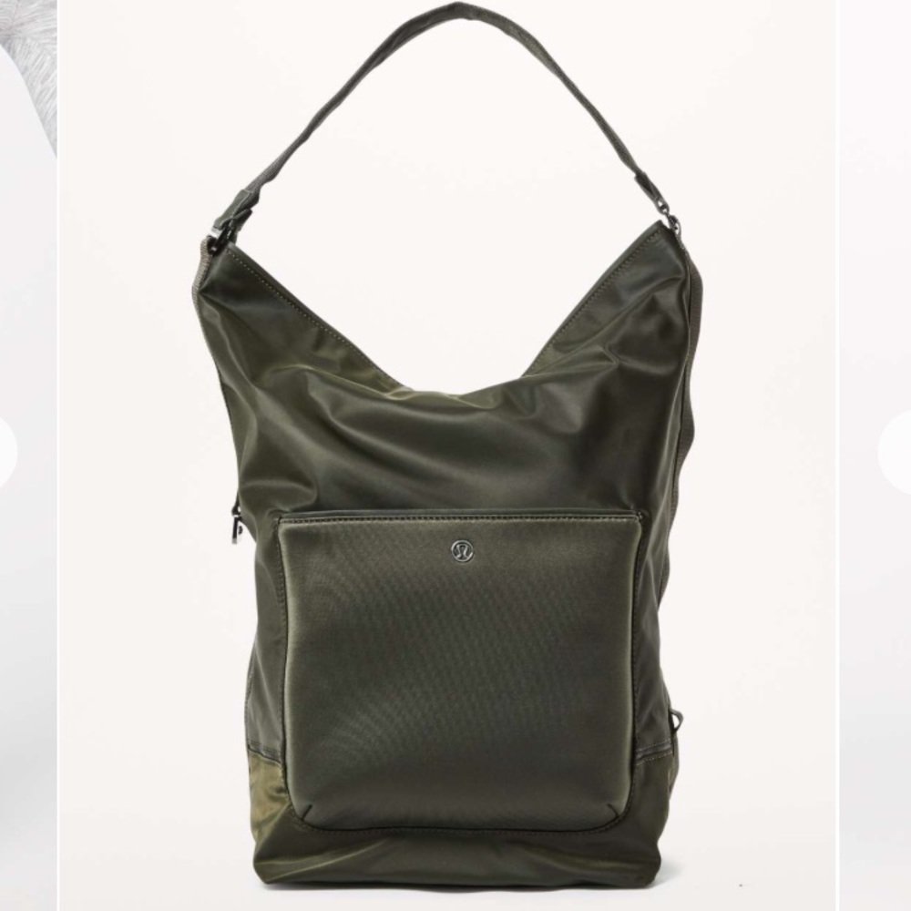 NWT Lululemon Bag All Day Hobo 21L Olive Green